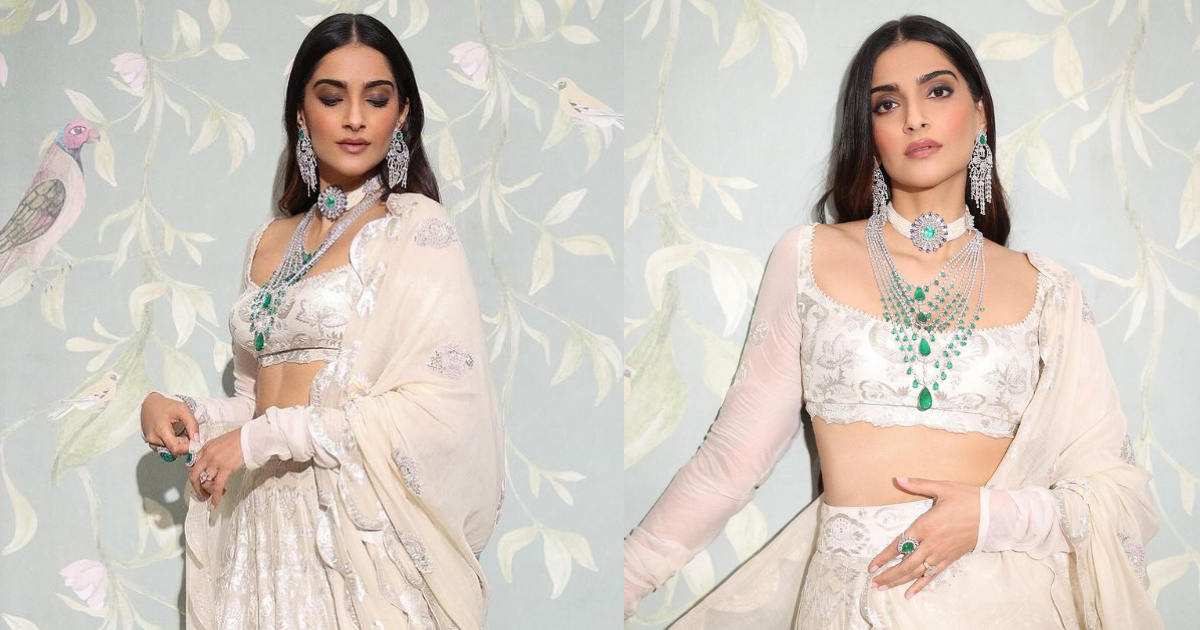Sonam Kapoor In White Lehenga At Anant Ambani-Radhika Merchant&#8217;s Pre-Wedding Is A Vision To Behold