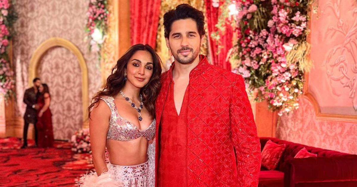 Kiara Advani-Sidharth Malhotra’s Pink And Red Outfits At Anant Ambani-Radhika Merchant’s Pre-Wedding Screams Glam!