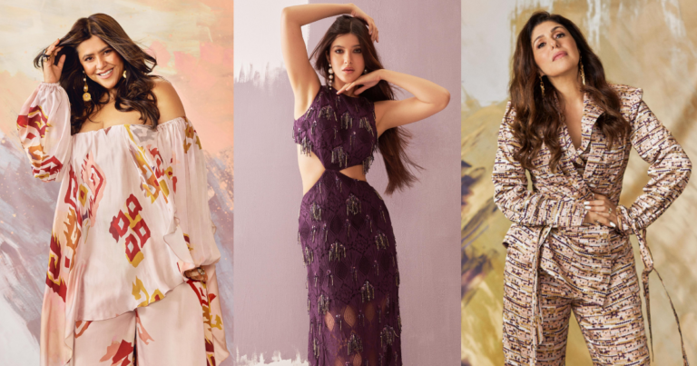 Shanaya Kapoor, Ekta Kapoor, Anaita Shroff Adajania Faces Of Nirmooha’s Latest Campaign ‘Shakti’