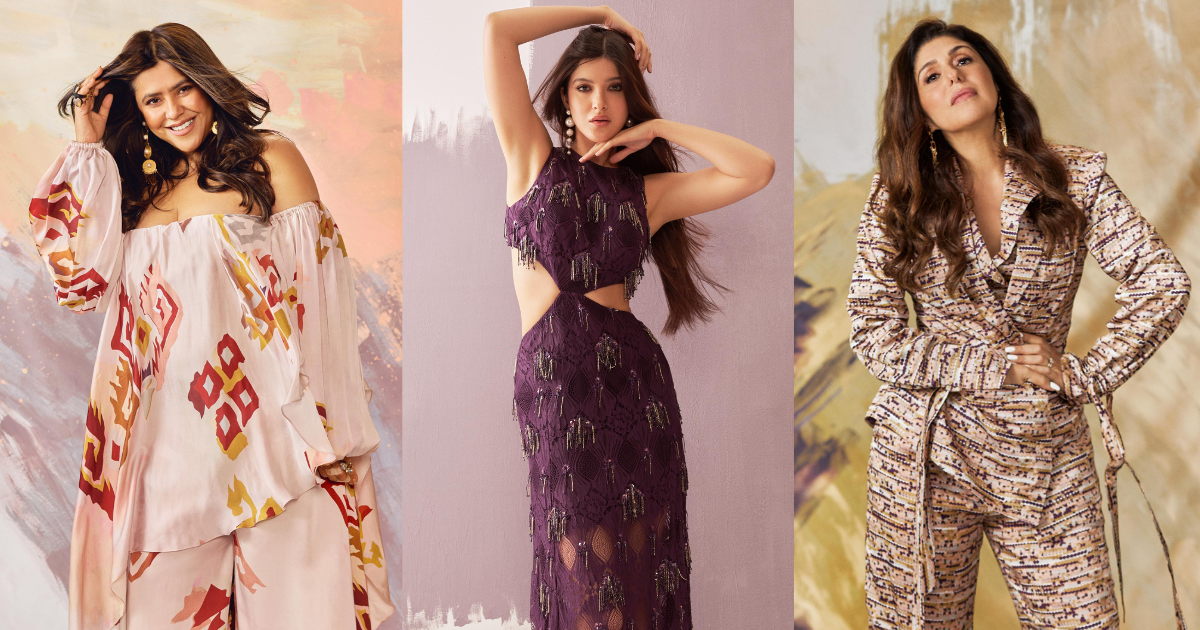 Shanaya Kapoor, Ekta Kapoor, Anaita Shroff Adajania Faces Of Nirmooha’s Latest Campaign ‘Shakti’
