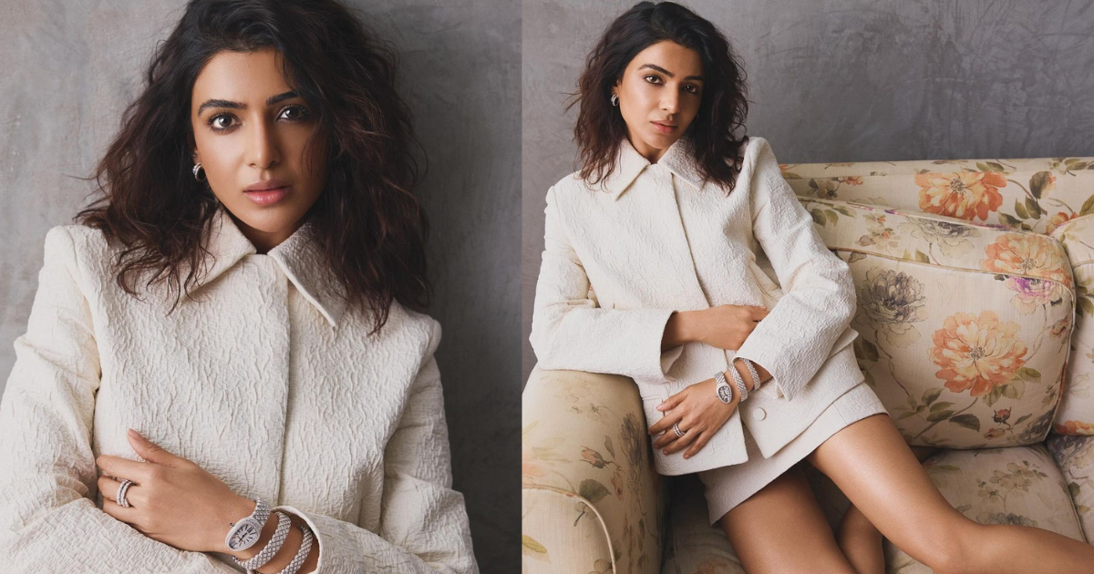 Samantha Ruth Prabhu’s White Skirt Suit Screams Elegant Power Dressing Goals!