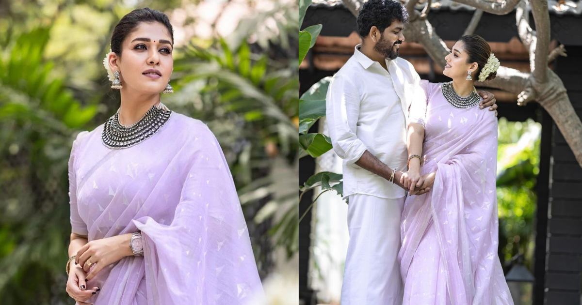Nayanthara’s Pastel Pink Cotton Saree Worth Rs 20K Screams Ethnic Beauty Core!