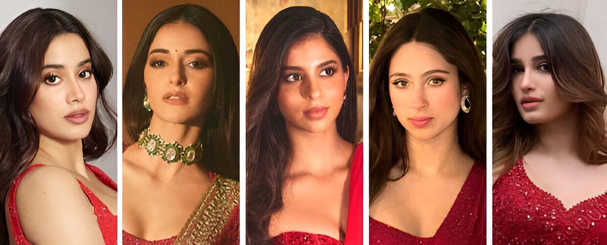 Red Reimagined: Gen Z Bollywood Actors Redo the Classic Saree
