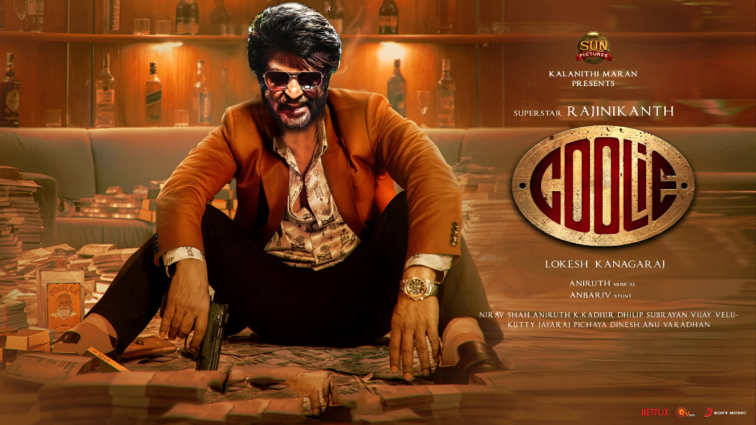Rajinikanth’s ‘Coolie’ Sets Overseas Record: Rights Sold for ₹68 Crore, Second Highest in Tamil Cinema