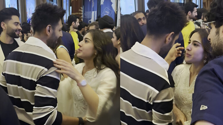 Kartik Aaryan’s Warm Hug to Sara Ali Khan at Screening Stuns Vidya Balan
