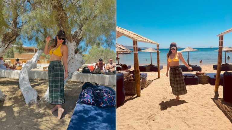 Kareena Kapoor Khan Brings Bollywood Glam to Greece’s Beaches with a Playful Lungi Dance