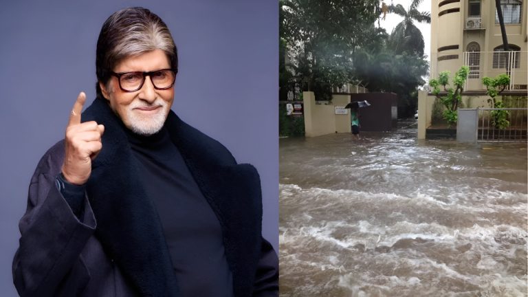 Amitabh Bachchan and Rani Mukerji’s Residences See Waterlogging Amid Heavy Rainfall in Mumbai—Watch! 