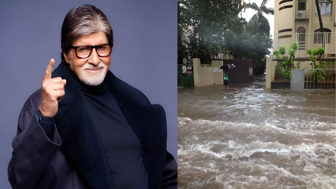 Amitabh Bachchan and Rani Mukerji’s Residences See Waterlogging Amid Heavy Rainfall in Mumbai—Watch! 