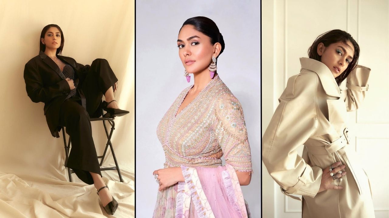Boss Lady to Desi Queen: Mrunal Thakur’s Fashion Looks That Deserve a Moodboard Spot