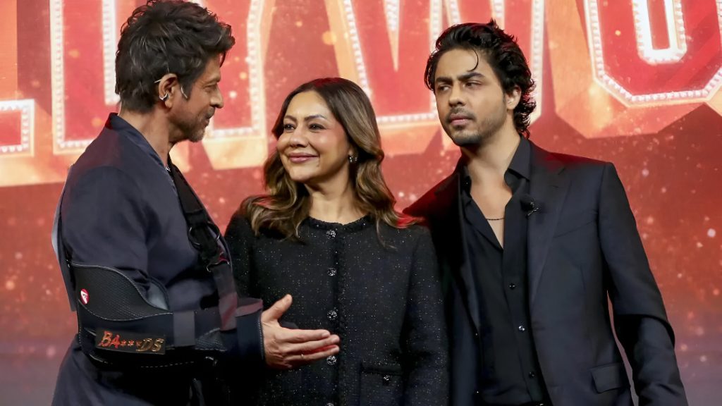 Shah Rukh Khan Jokes About Injury at Aryan Khan’s Netflix Show Launch