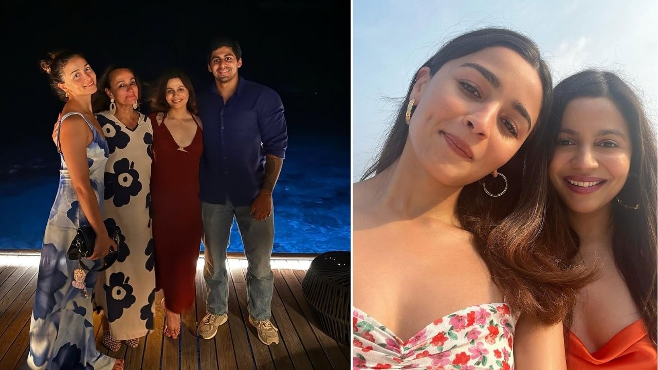 Alia Bhatt Enjoys Island Vacation With Shaheen Bhatt, Ishaan Mehra, and Soni Razdan; Photos Go Viral