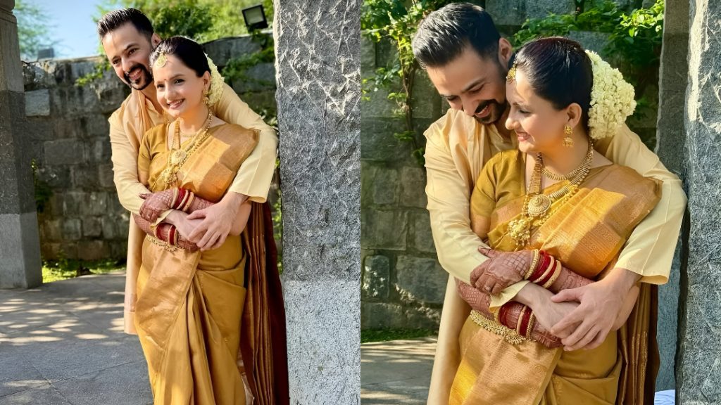 Giaa Manek Marries Varunn Jain in Bhuta Shuddhi Wedding at Isha