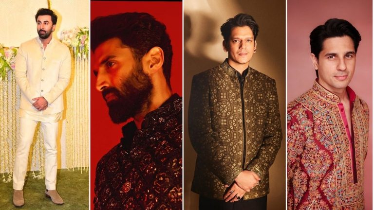 Ganesh Chaturthi 2025: Vicky Kaushal, Ranbir Kapoor, and More Serve Major Ethnic Fashion Inspiration!