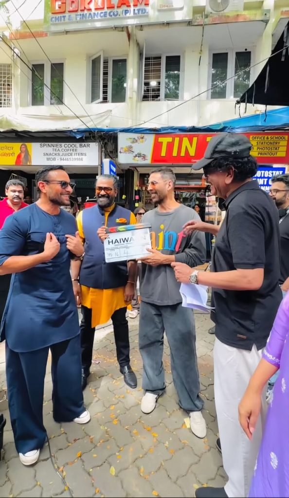Akshay Kumar, Saif Ali Khan Reunite After 18 Years for Haiwaan Shoot
