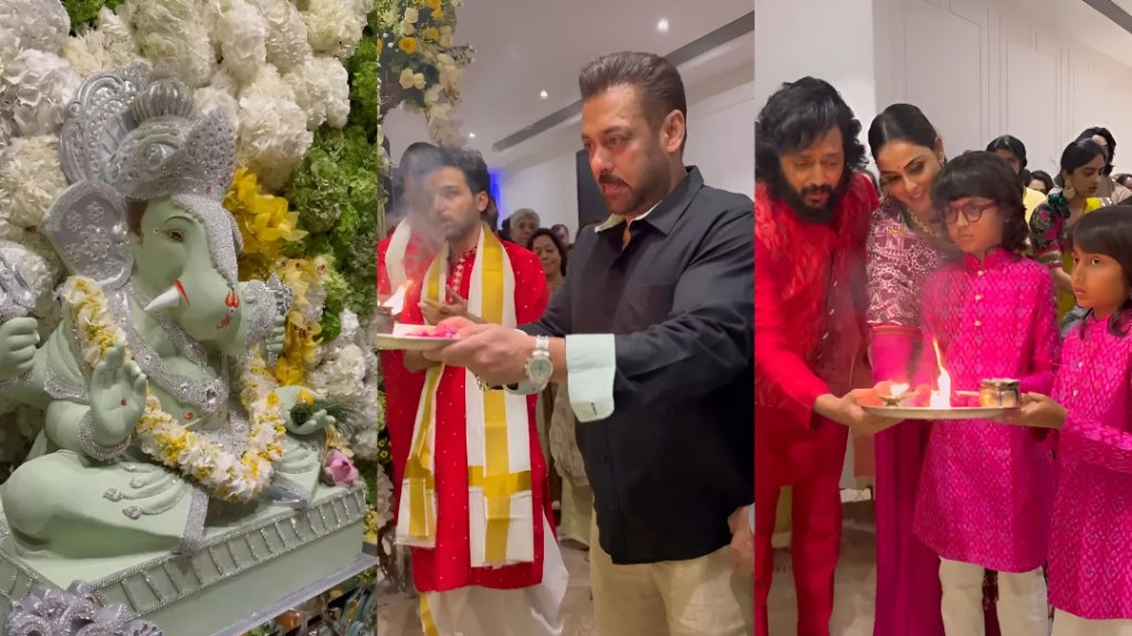 Salman Khan Celebrates Ganesh Chaturthi 2025 With Family
