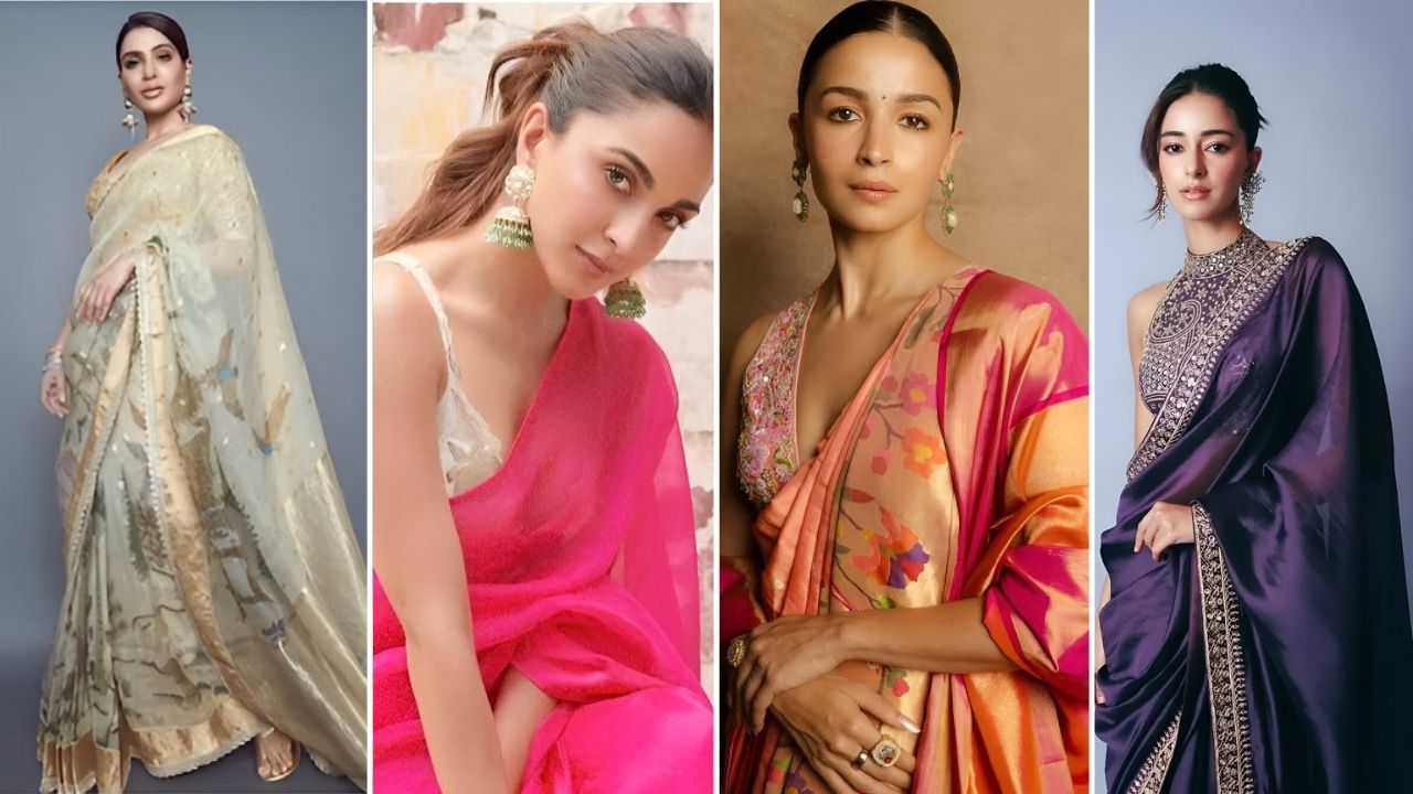 Ganesh Chaturthi 2025 Saree Guide: 5 Stylish Looks Inspired by Bollywood Divas