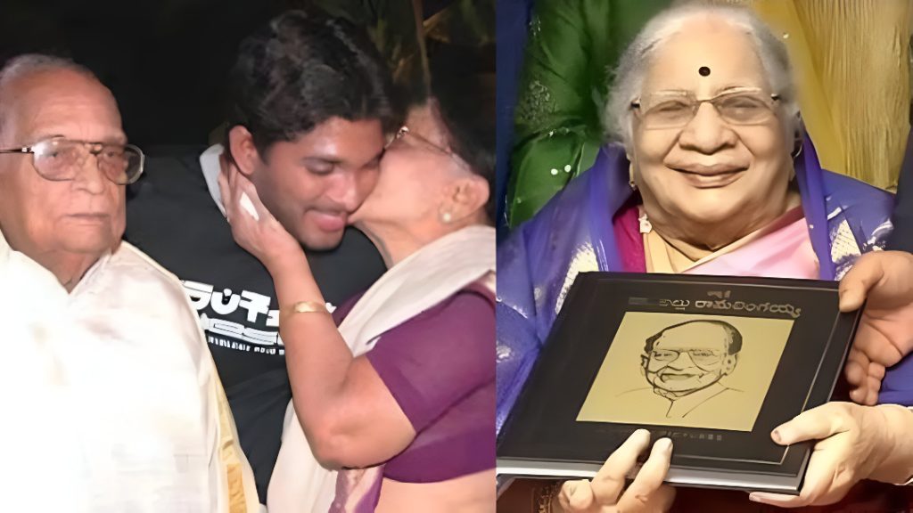 Allu Arjun & Ram Charan Mourn Grandmother Allu Kanakaratnam