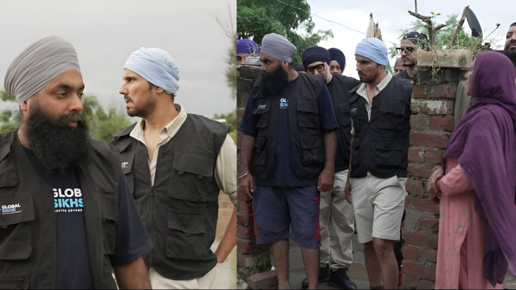 Randeep Hooda Supports Punjab Flood Victims with Global Sikhs