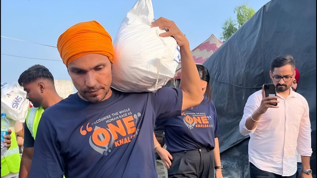 Randeep Hooda Supports Punjab Flood Victims with Global Sikhs