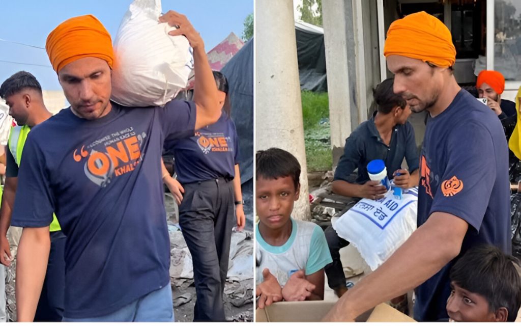 Randeep Hooda Supports Punjab Flood Victims with Global Sikhs