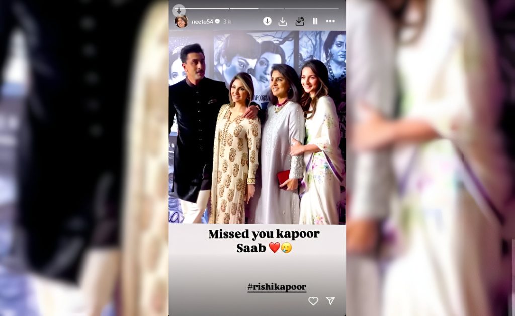 Rishi Kapoor’s 73rd Birth Anniversary: Neetu & Ranbir’s Tribute