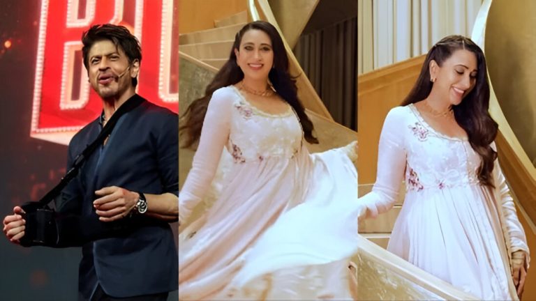 Even Shah Rukh Khan Couldn’t Resist Reacting to Karisma Kapoor’s Dance Video