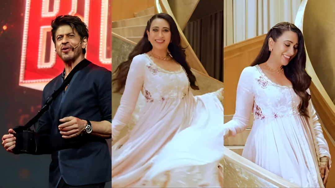 Even Shah Rukh Khan Couldn’t Resist Reacting to Karisma Kapoor’s Dance Video