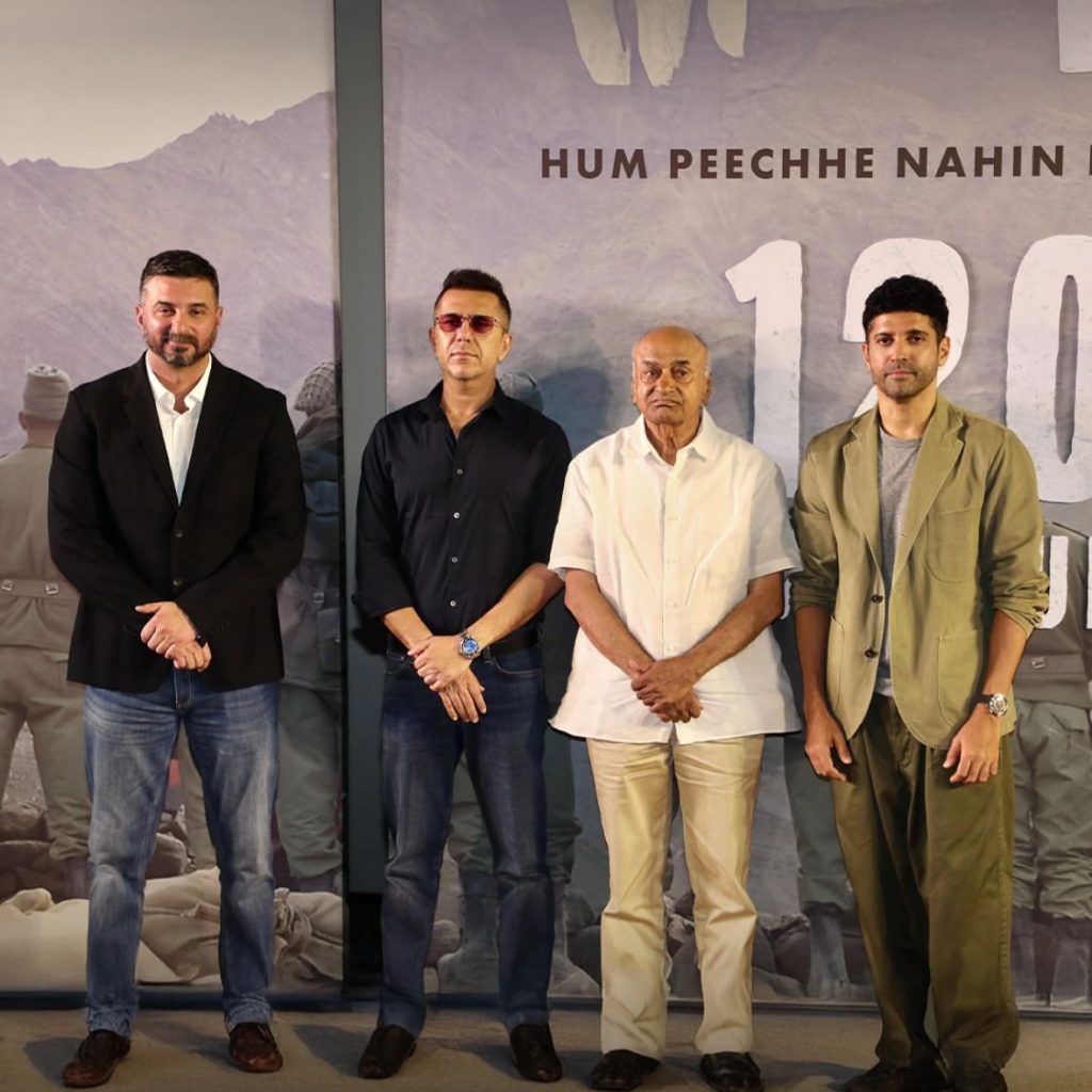 Farhan Akhtar as Major Shaitan Singh in 120 Bahadur