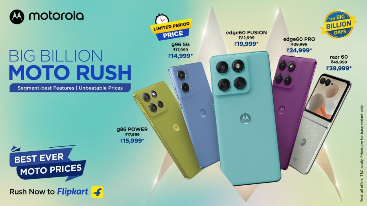 Motorola’s Flipkart Big Billion Days Deals Will Make You Say “Goodbye Old Phone, Hello Moto”