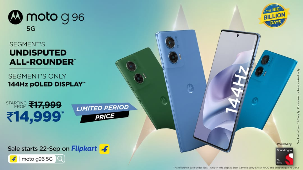 Motorola Big Billion Days Sale: Best Festive Deals 2025