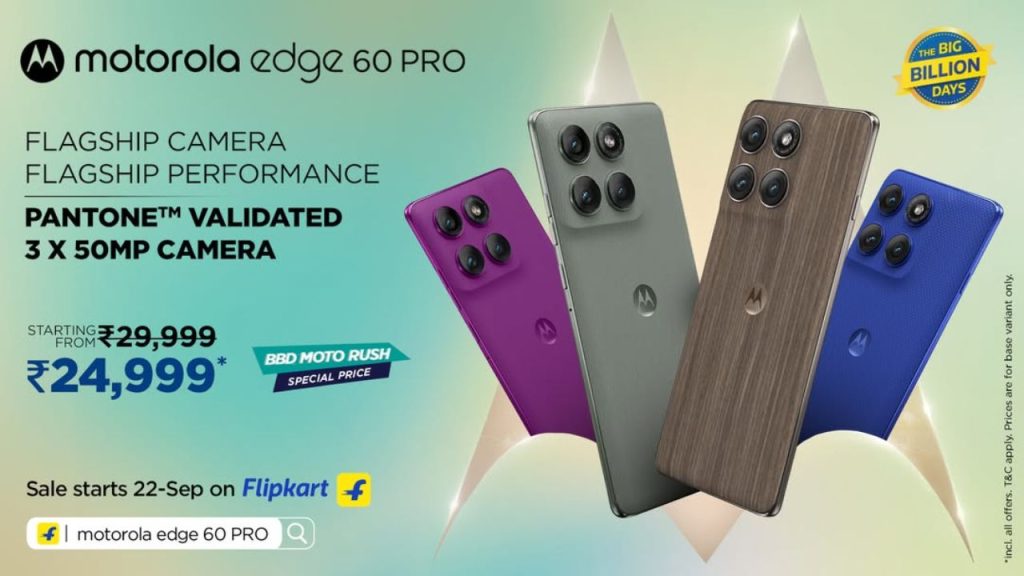 Motorola Big Billion Days Sale: Best Festive Deals 2025