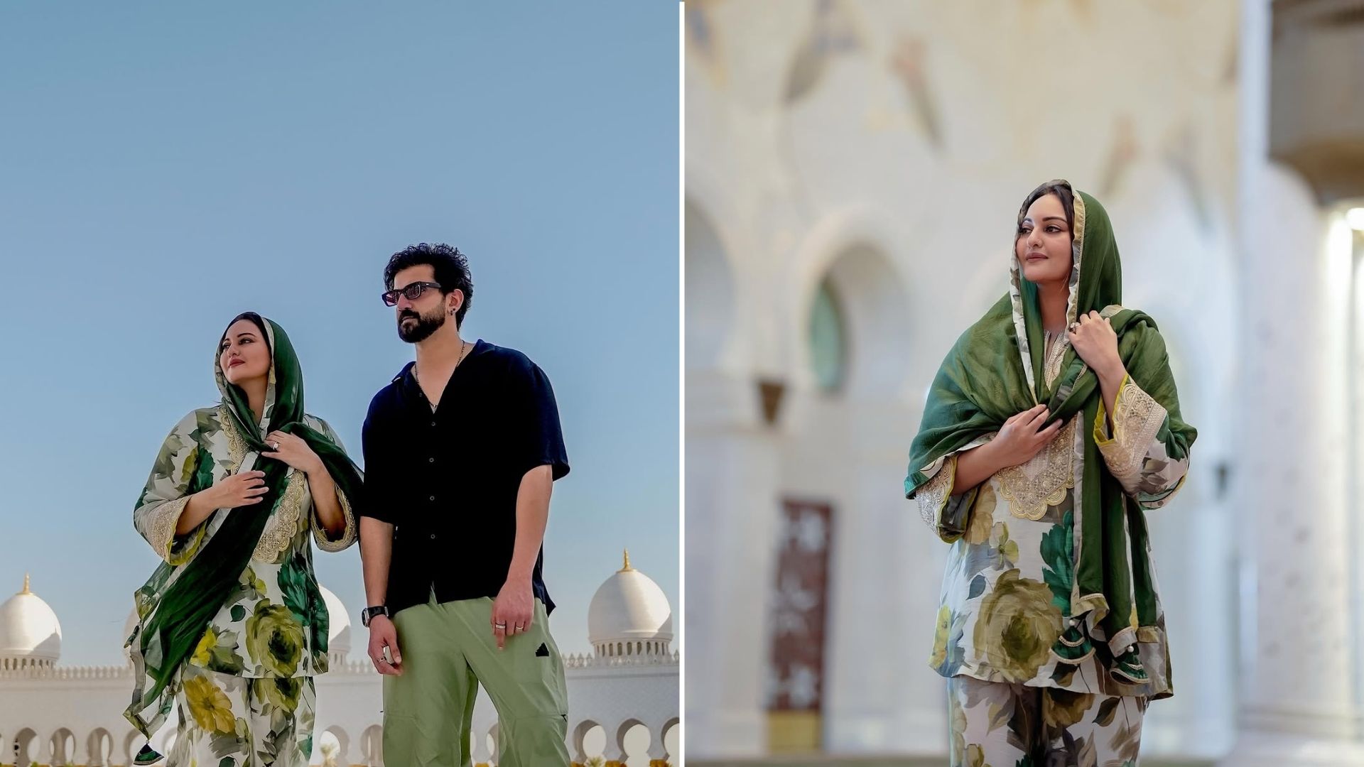 Sonakshi Sinha Finds ‘Sukoon’ at Abu Dhabi’s Sheikh Zayed Mosque After Deepika Padukone’s Hijab Controversy