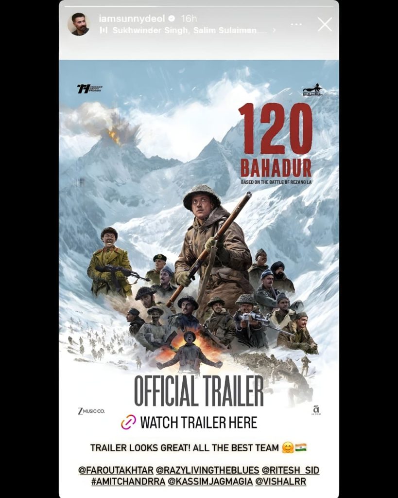 120 Bahadur Trailer Breaks the Internet: Stars Hail a Historic War Epic