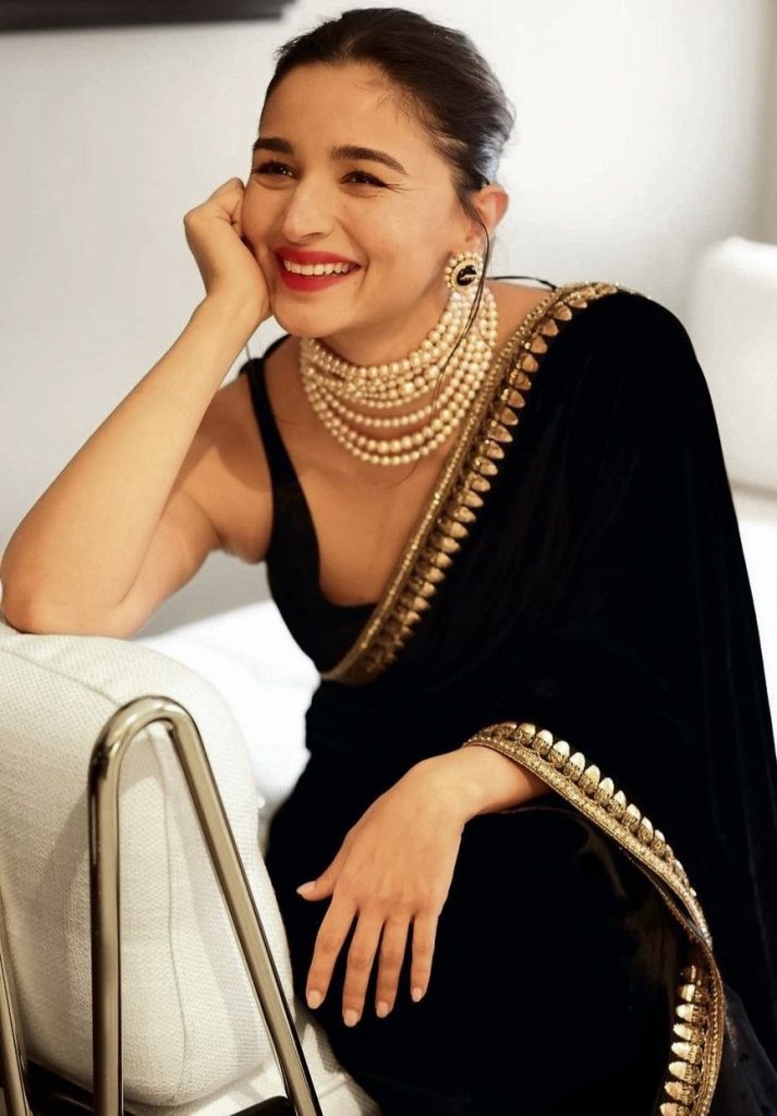 From Alia to Parvathy: Bollywood Stars Making Black Sarees Trendy