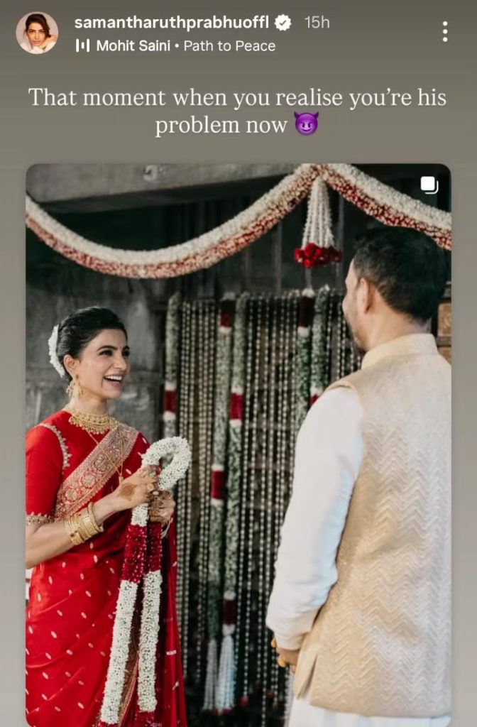 Samantha Ruth Prabhu Teases Raj Nidimoru With Cheeky Post After Wedding